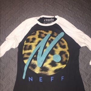 Neff skater half sleeve shirt.